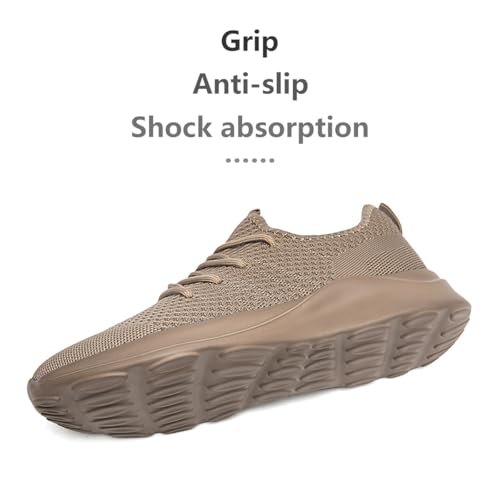 Image of DLWKIPV Running Shoes for Men Slip on Tennis Walking Sneakers Lightweight Non Slip Workout Gym Sports Volleyball Shoes Outdoor Athletic Casual Fashion Breathable Trainers