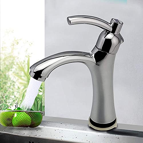 Robinet antirouille monotrou pour vasque et cuisine avec commande fluide - 2