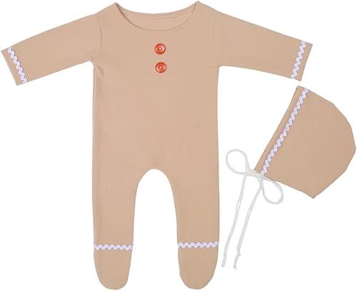 Vista 99 de Ropa de Navidad para recién nacido, accesorios para sesión de fotos, ropa de ganchillo, pantalones de sombrero rojo de Papá Noel, accesorios