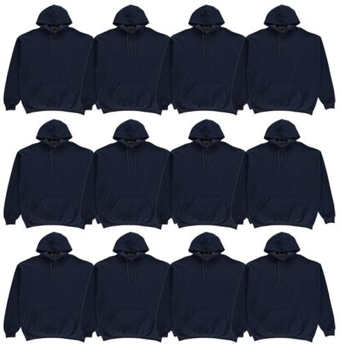 BILLIONHATS Mens Wholesale Hoodie Sweatshirts, Cotton Blend, Bulk Adults Hoodies Sweatshirt
