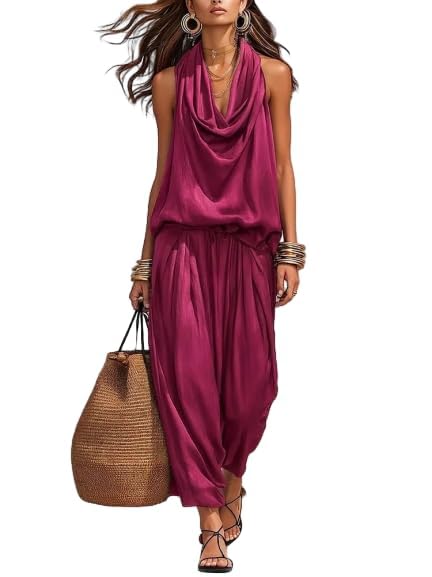 Conjunto de 2 piezas para mujer holgado y fresco para evitar el calor con total elegancia