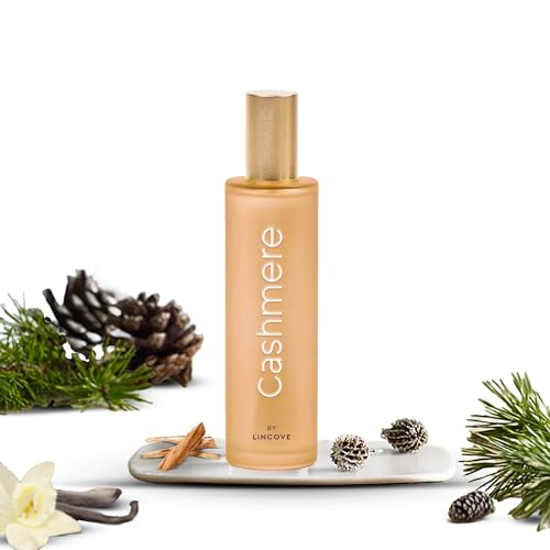 Lincove Luxury Room Spray - Vegan Cashmere Room Freshener for Linen and Bedding - 4 Oz Odor Eliminator Air Freshener for Bedrooms, Guestrooms