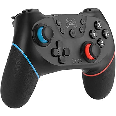 Diswoe 2022 upgrade switch controller, wireless switch pro controller für nintendo switch lite oled, wireless controller für switch mit weckfunktion, bewegungssteuerung, vibration Cover