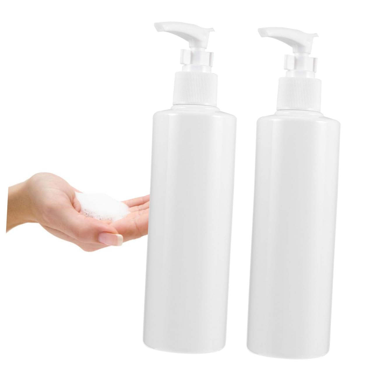 6 piezas Botellas de Viaje con Bomba para Loción y Champú Envases Plásticos Portátiles Multiusos para Cosméticos Cremas y Geles Reutilizables y Duraderas para Camping y Viaje