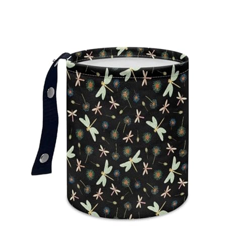 Image of Dragonfly Collapsible Portable Car Garbage Bin Multipurpose for Front Seat, Back Seat, Floor, Headrest Rubbish Bin Universal Fit for SUV, Trucks