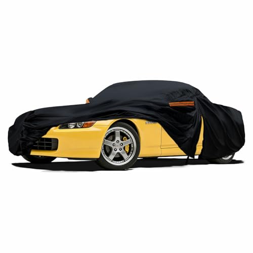 JURMON Heavy Duty Outdoor in Full Exterior Car Cover Fit Coupe Mazda Miata/MX-5Chrysler Crossfire Saturn Sky Fiat 124 SLK BMW Z3 Honda S2000 etc.Size C1