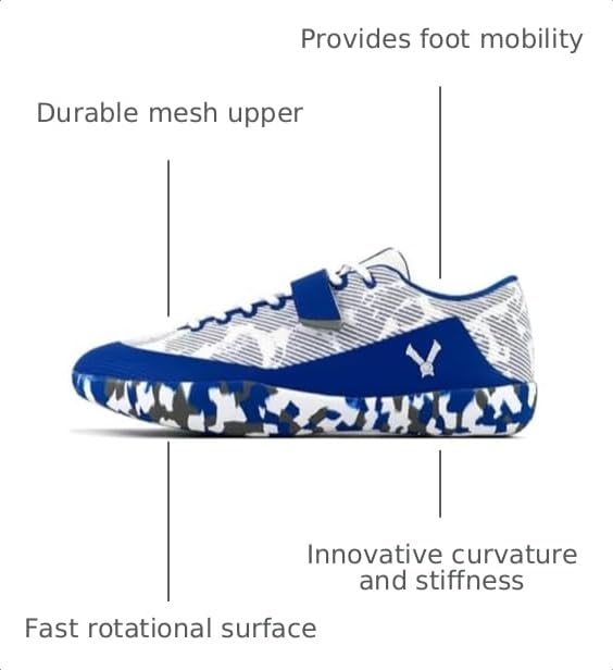 Image of VELAASA Stones | Throwing Shoe | Men and Womens Discus Throw Shoes | Shotput and Javelin Shoes | for Running | Track and Field Equipment | Training Gear