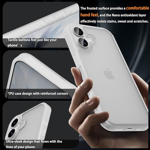 Image of iPhone 17 Case,Translucent Matte(Frosted White)
