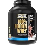 Maxler 100% Golden Whey Protein – 25g of Premium Whey Protein Powder per Serving – Pre Post Intra Workout – Fast-Absorbing Whey Hydrolysate, Isolate & Concentrate Blend – Milk Chocolate Protein 5 lbs