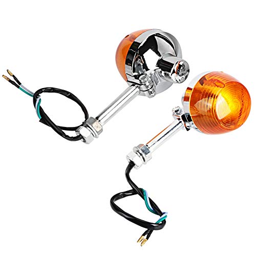 Clignotant 12V 8mm feu indicateur direction moto Honda CB350 CM400