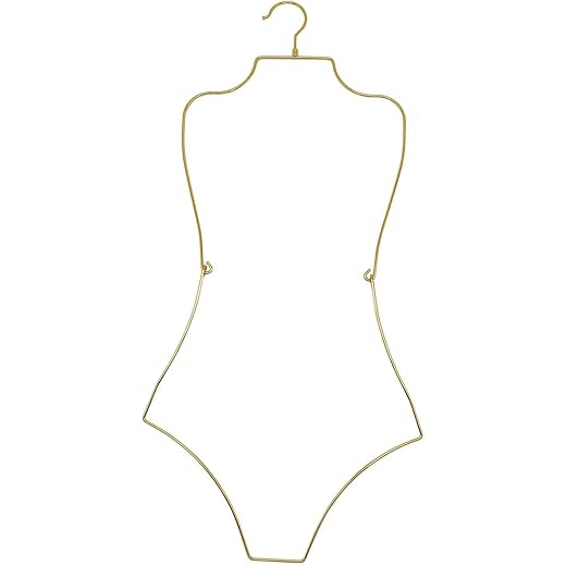 THE STYLE SUTRA Swimsuit Hanger Display Hanger Lingerie Hanger for Boutique Beachwear Adults Gold