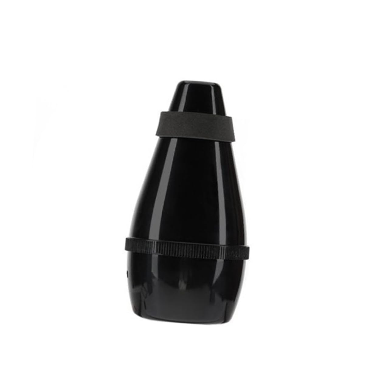 HANABASS Lightweight Black Plastic Trumpet Practice Mute Reduces Volume for Quiet Practice Sessions Compact for Musicians and Students