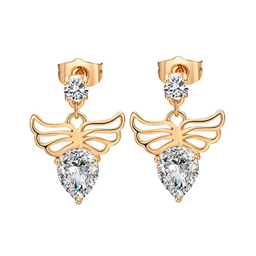 Boucles d'oreilles en Or Jaune 18 carats pour Femmes : l'excellence de la joaillerie ange