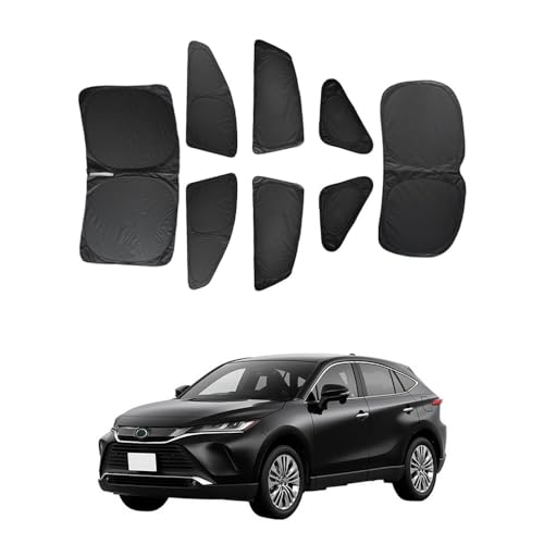 ハリアー 80系 4代目 サンシェード 車 遮光シェード プライバシー保護 車窓日よけ 車中泊グッズ 断熱 仮眠 盗難防止 四季兼用 ハリアー 80系 2020年式 日除け アウトドア 露天駐車 フルセット 遮光仕様 SN002