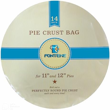 Plastic Pie Crust Dough Rolling Bag 14