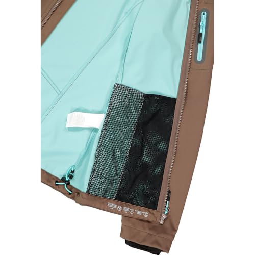 Veste softshell légère CMP femme toffee vêtement extérieur grande taille 3XL - 6