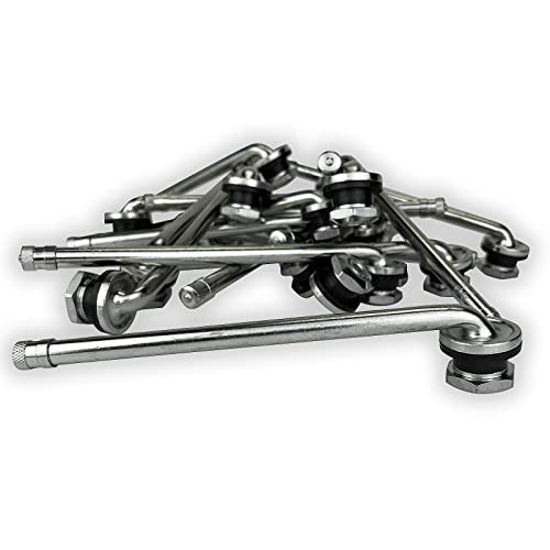 Tiges de valve TR510 plaquées nickel pour roues en aluminium de bus