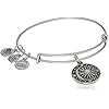 Alex-and-ANI-Cosmic-Balance-II-Expandable Alex and Ani Blueprint Expandable Bangle for Women, Cosmic Balance II Charm, Rafaelian Silver Finish, 2 to 3.5 in
