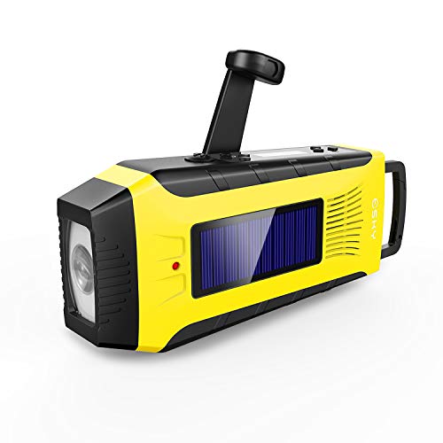 Esky Emergency Radios Hand Crank Solar Charge Radio Weather Radio AM/FM/NOAA Radio...