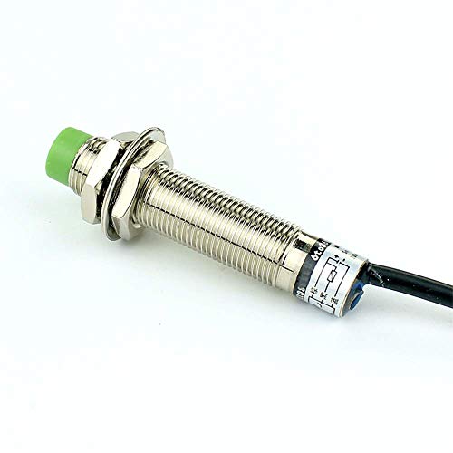 Taidacent M12 Capacitive Proximity Sensor Switch Detect Plastic Glass Wood