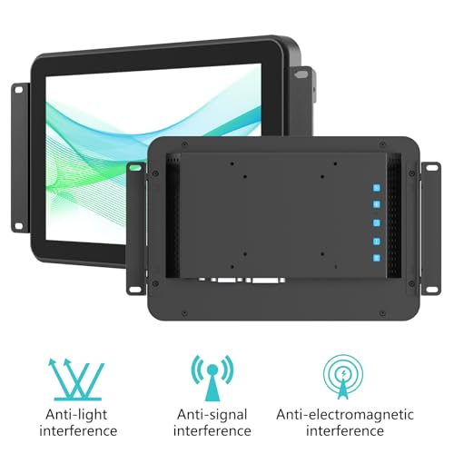 Image of 10.1 Inch Industrial Touch Monitors 10 Points Embedded Open Frame Monitor 1280 x 800 @ 60Hz TFT LCD Suitable for kiosks, ATMs, Vending Machines