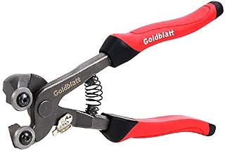 Goldblatt G02007 Glass Tile Nippers With Pro-Grip Handle