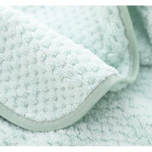 Image of LINEAR Microfiber Hand Towel /Highly Absorbent Hand Towels for Bathroom /Soft Hand Microfiber Face Towel /Towel for Men, Women,Gym (SIZE-75x35) (Green)