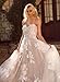 Fair Lady Women's A line Wedding Dresses Long for Bride with Train 2025 Lace Beaded Tulle Summer Elegant Bridal Ball Gowns Champgane 16