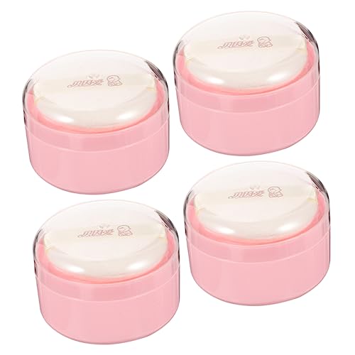 HAPINARY Loose Powder Puff Box for Newborn Body Powder Travel-Friendly Container