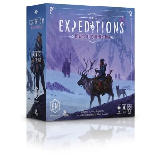 Stonemaier Games | Espansione Expeditions: Gears of Corruption (Edizione standard) | Gioco da tavolo | Età 14+ anni | 1-6 giocatori | Tempo di gioco: 60-90 minuti