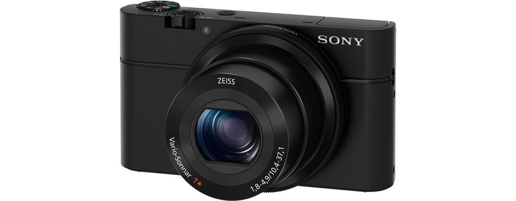 Sony RX100 Premium Kompakt Digitalkamera (20 MP, 7,6 cm (3 Zoll) Display, 1 Zoll Sensor, 28-100 mm F1.8-4.9 Zeiss Objektiv, 3,6x opt. Zoom) (DSC-RX100) schwarz