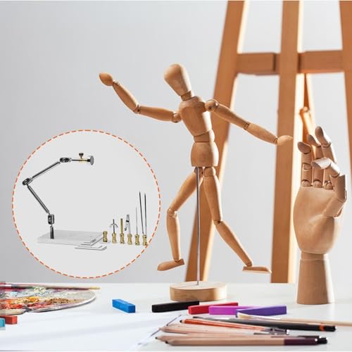 Figurines d'animation image par image support avec bras articulé en acier inoxydable