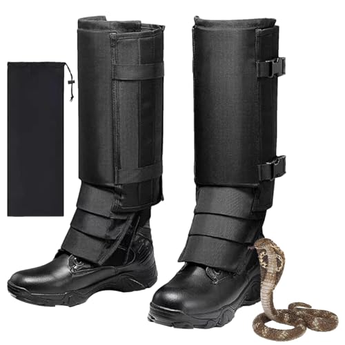 Guêtres de chasse anti-serpent réglables et chaps imperméables