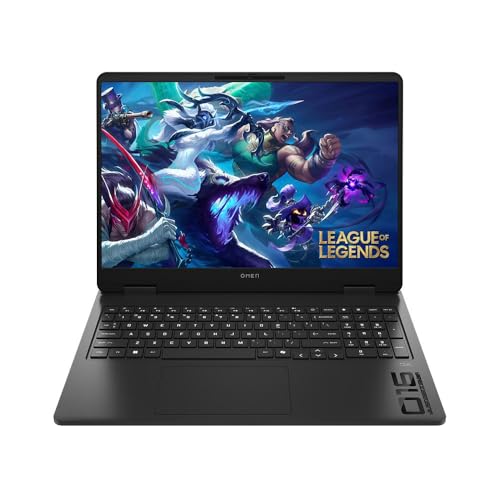 HP OMEN 16 Slim 16" IPS Micro-Edge Display, Gaming Laptop, Intel Core Ultra 7 255H 1.5GHz Processor; NVIDIA GeForce RTX 5070 8GB GDDR7; 32GB DDR5-5600 RAM; 1TB NVMe SSD