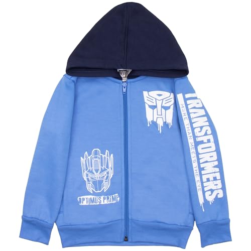 Image of Transformers Boys Matching Sets Pullover Hoodie and Jogger Fleece Set for Boys 2 Piece Bundle