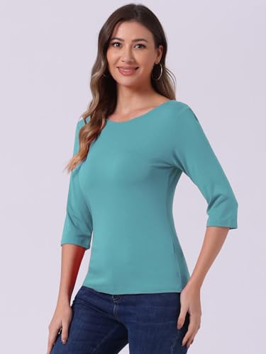 T-shirt slim ajusté col rond résistant aux déformations du quotidien - 2