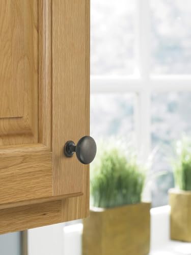 Image of Amerock 10 Pack 1-1 /4 inch Round Edona Oil-Rubbed Bronze Cabinet Knob