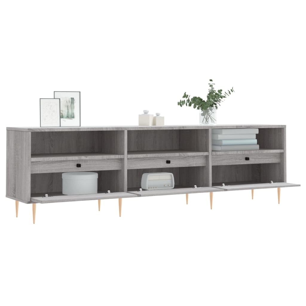 Mobile TV grigio Sonoma 150 x 30 x 44,5 cm