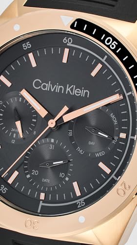 Image of Calvin Klein Ck Flex Qtz Multifunction Tonneau Dial Men's Watch