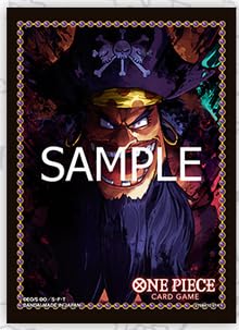 Amazon.com: One Piece Card Game Protective Sleeves - Official Sleeve  Limited Edition Vol.3 - Black Beard
