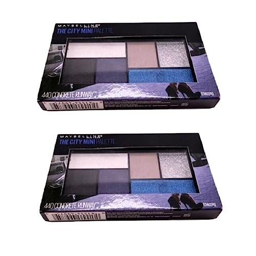 Pack Of 2 Maybelline The City Mini Eyeshadow Palette, Concrete Runway # 440