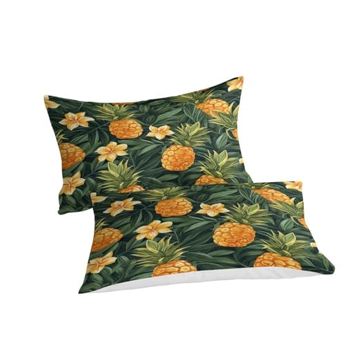 Housse de couette pineapple anti-transpiration microfibre douce 3D - 6