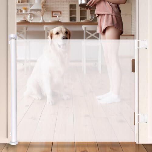 Baby Gates H Mesh Short Dog Gate, Extends To 59 W Retractable