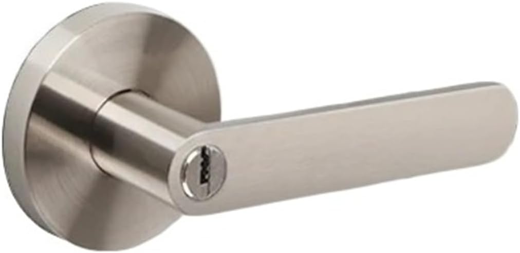 Three-Pole Handle Lock Single Tongue Lock Indoor(Honggu- with Key)