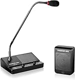 CHROX Interphone Bidirectionnel pour Guichet, Interphone De Sécurité, Communication sans...