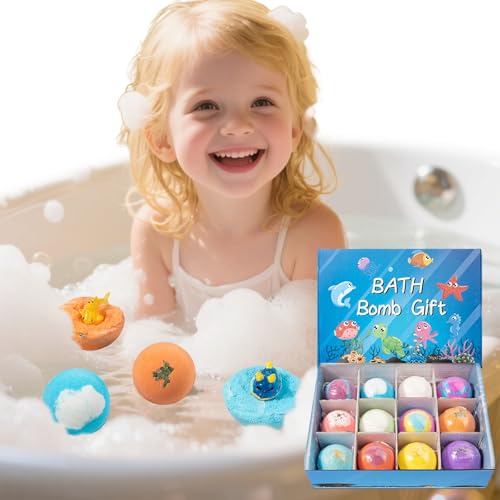 Bombas de baño naturales infantiles burbujas de colores de regalo 2