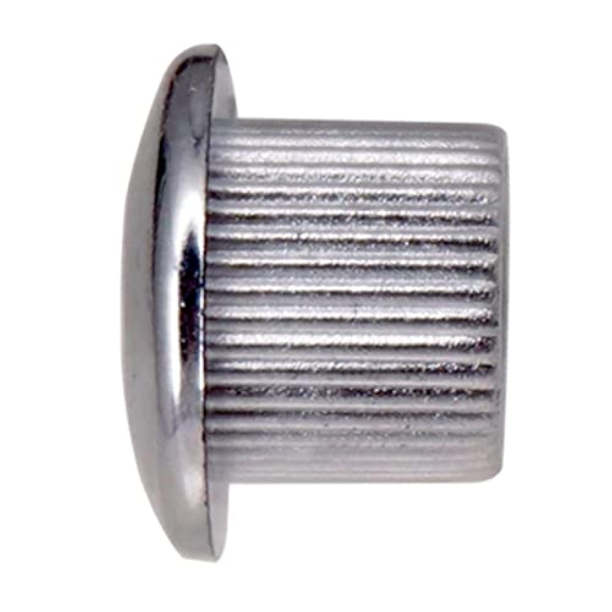6X Chrome Guitar Tuner Bushings with Screws, Silver