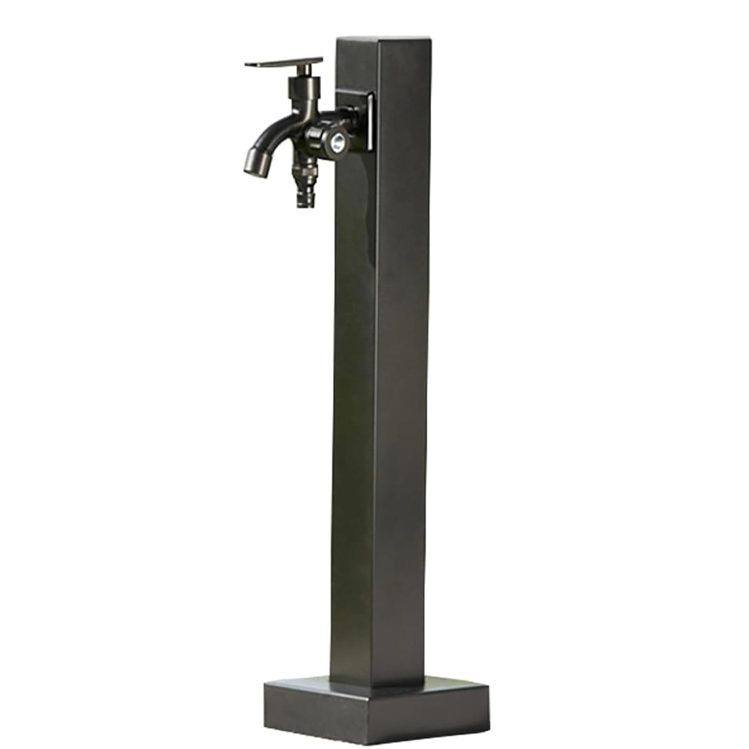 ZYCHSJXA Stainless Steel Outdoor Garden Fountain with Double Faucet Antifreeze Function Ideal for Irrigation and Watering Durable Water Column Decor