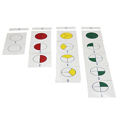 Adena Montessori Nomenclature Cards for Large Fraction Skittles - Image 2