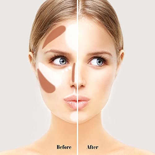 Ccbeauty Contour Stick Makeup, Dual-Ended Wonder Stick Cream Highlight & Contour Kit, Bronzer And Highlighter Sticks For Face Contouring Shaping Makeup, Long Lasting & Waterproof - Universal/Light #TOP3